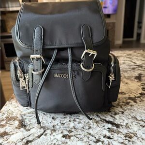Madden Girl Black Backpack